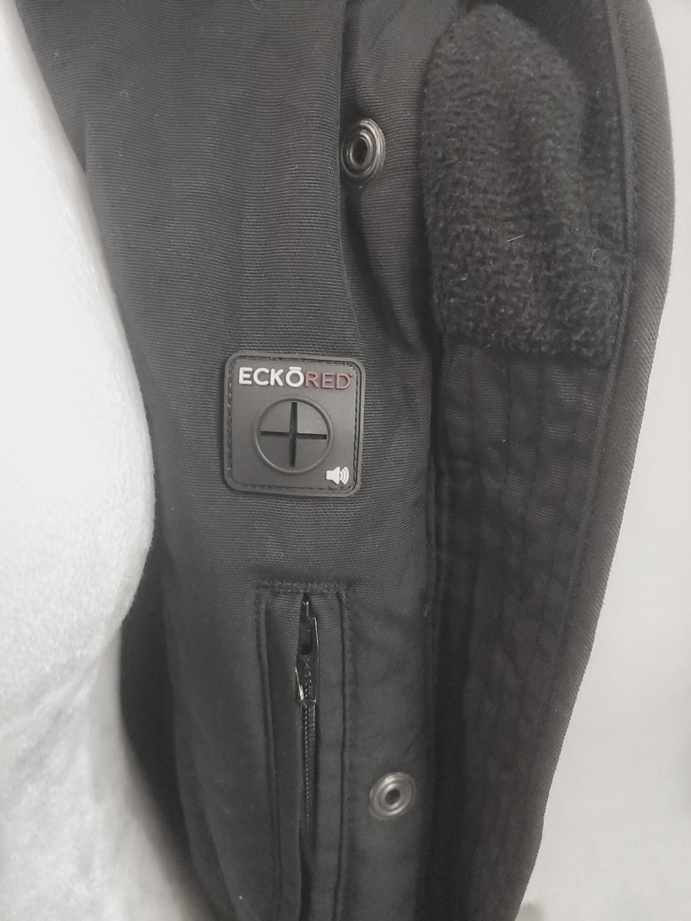 Vintage Y2K Eckored Black Hooded Mid-Length Puffer Parka - Picture 8 of 8